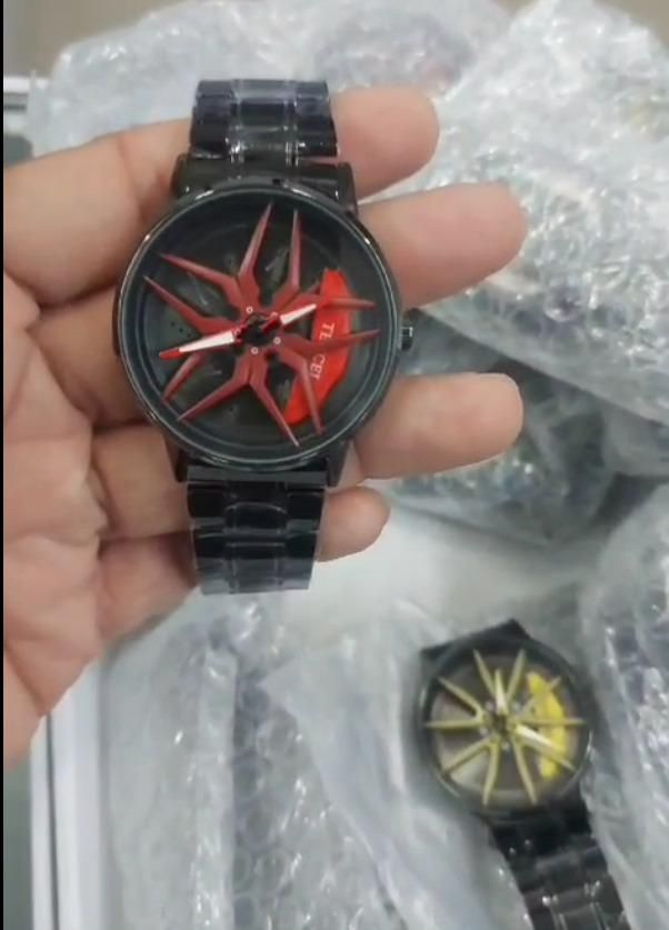 3D Car Wheel Watch