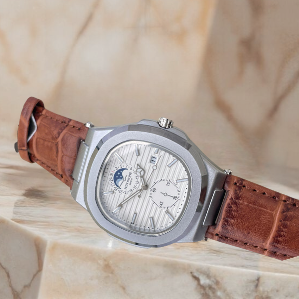 Patek Leather Men’s Watch