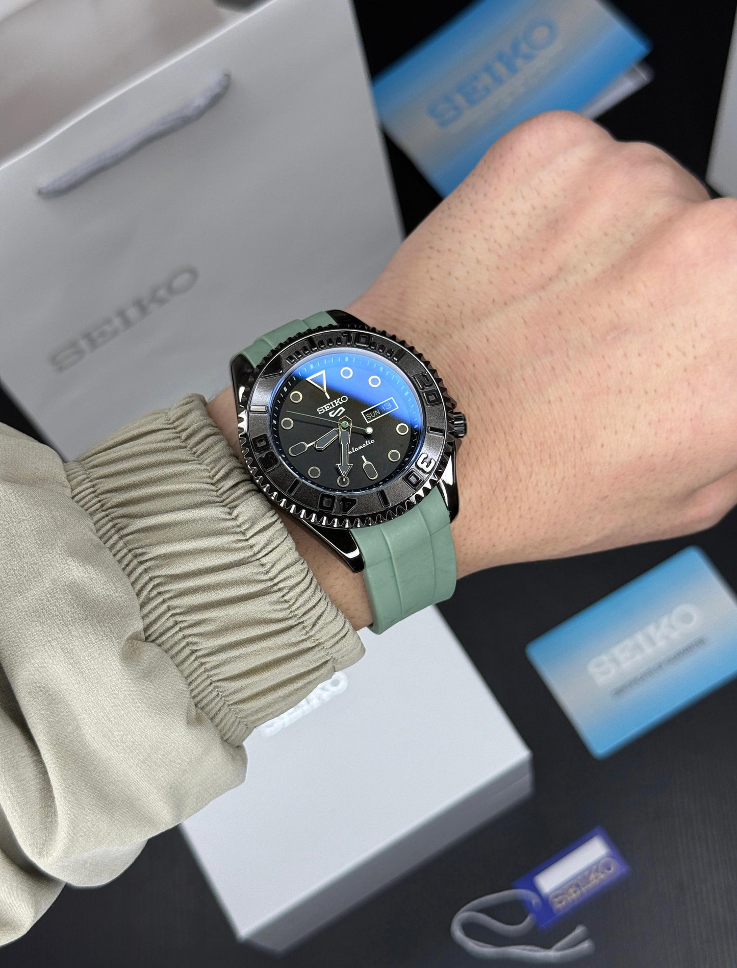 Seiko Automatic Open Back