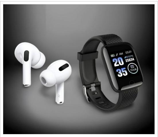 Earbuds + D116 Smartwatch Combo