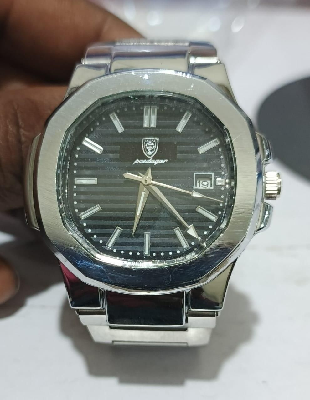 Luxury Steel Wrist Watch