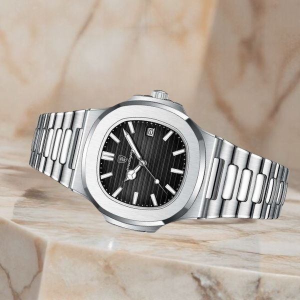 Luxury Steel Wrist Watch