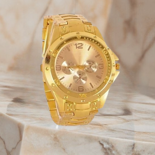 Golden Steel Men’s Watch