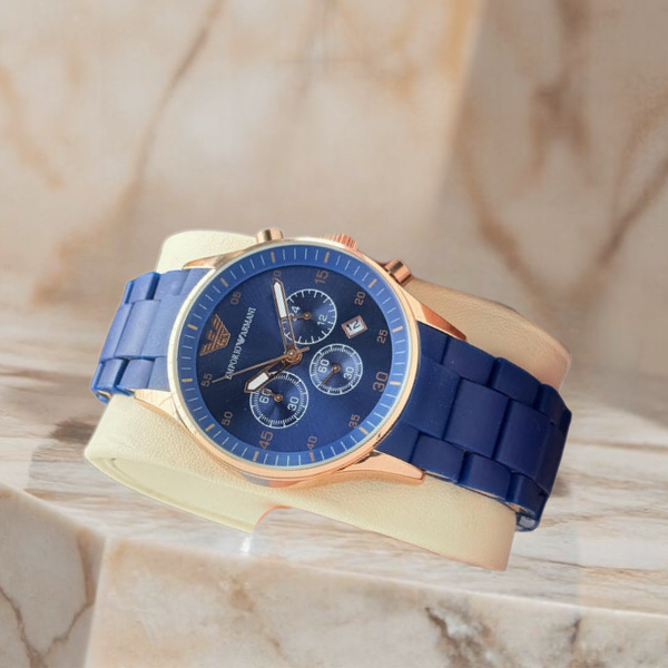Armani Blue Chrono Watch