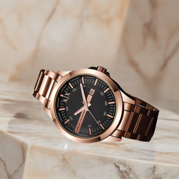 Armani AX Gold Chrono Watch