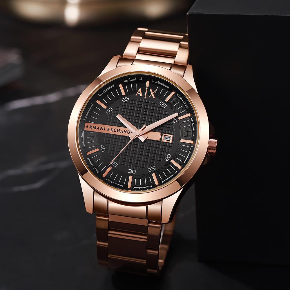 Armani AX Gold Chrono Watch