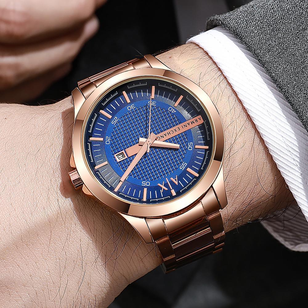 Armani AX Gold Chrono Watch