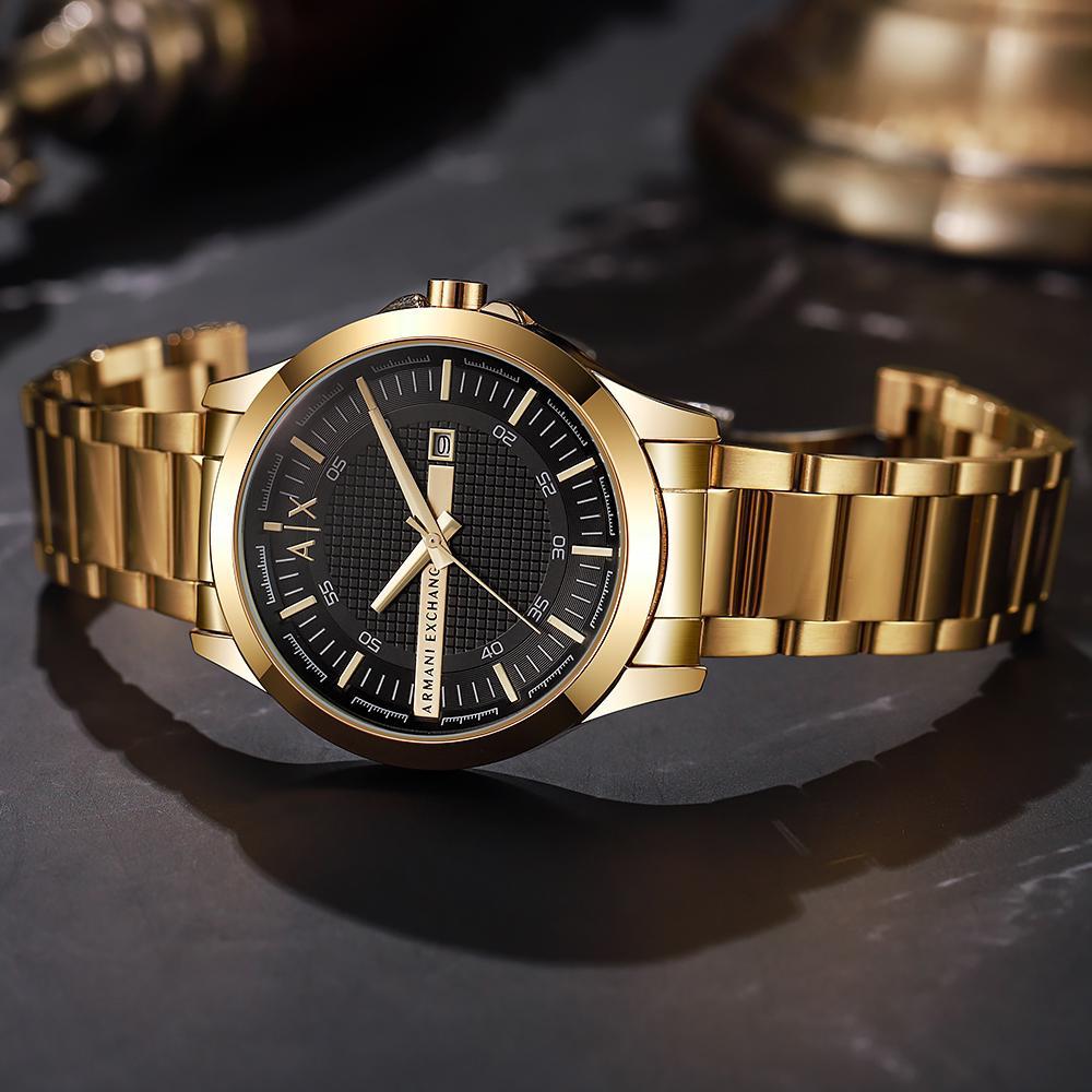 Armani AX Gold Chrono Watch